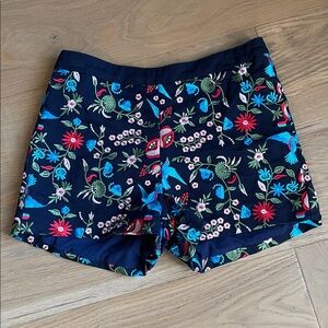 VELZERA embroidered shorts, Size Large